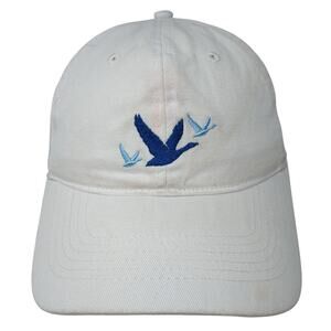 Grey Goose Vodka Slideback Baseball Cap White One Size Adjustable Embroidered